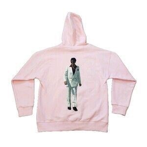 Scarface X H&M Frank's Finished Sz Medium OVERSIZED Mens Miami Pink Double Side